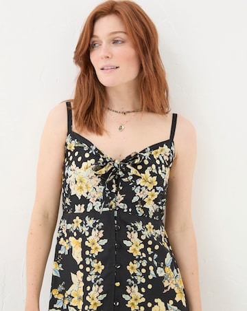 FatFace Phoebe Citrus Floral Midi Dress