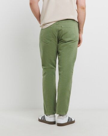 Premium Green Straight Fit Twill Jean