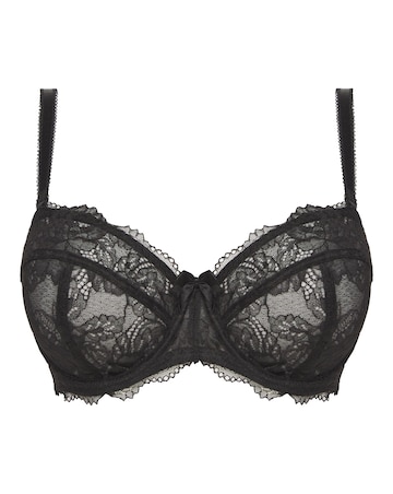 Pretty Secrets Ella Lace Multiway Wired Bra (B-J) Black