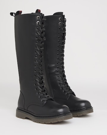 Heavenly Feet Avalon Knee High Boots Standard to Curvy Calf Ex Wide Fit