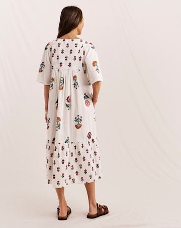 Julipa Textured Printed Midi Dress