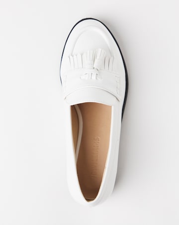 Leather Look Tassle Loafer - Extra Wide Fit (EEE)