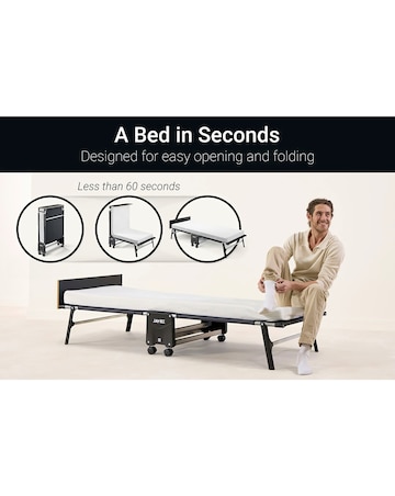 Jay-Be Rollaway Folding Bed with Memory Mattress - Single