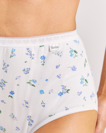 Slimma (3 Pack) Cotton Full Brief Knickers