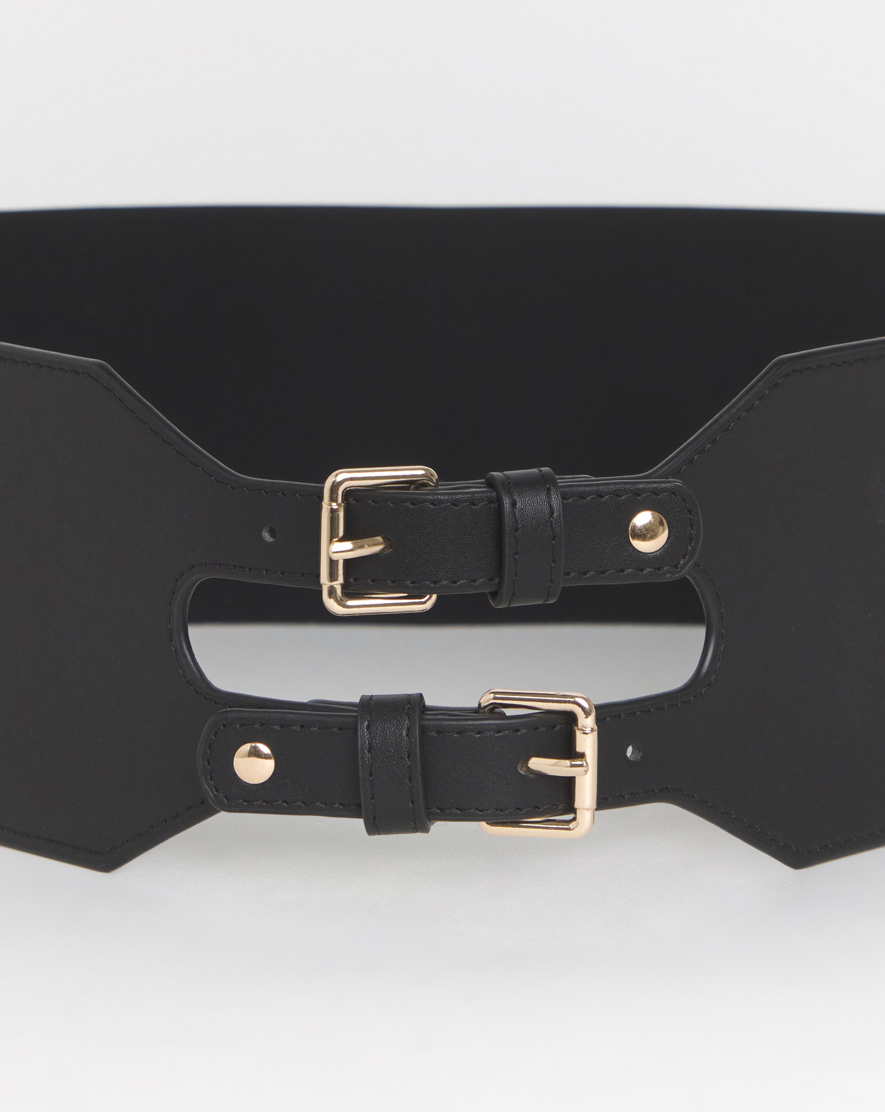 Double Buckle Corset Waist Belt | JD Williams