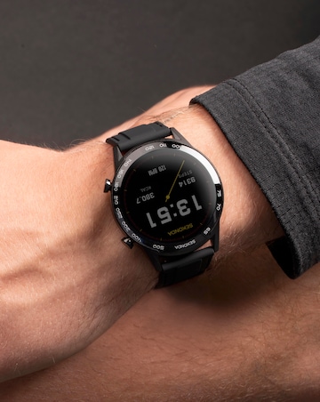 Sekonda Active Plus 45mm Black Rubber Dual Strap Smart Watch