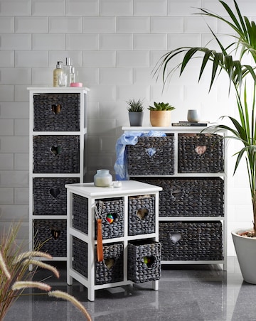 Hyacinth Hearts 4 Drawer Square Unit