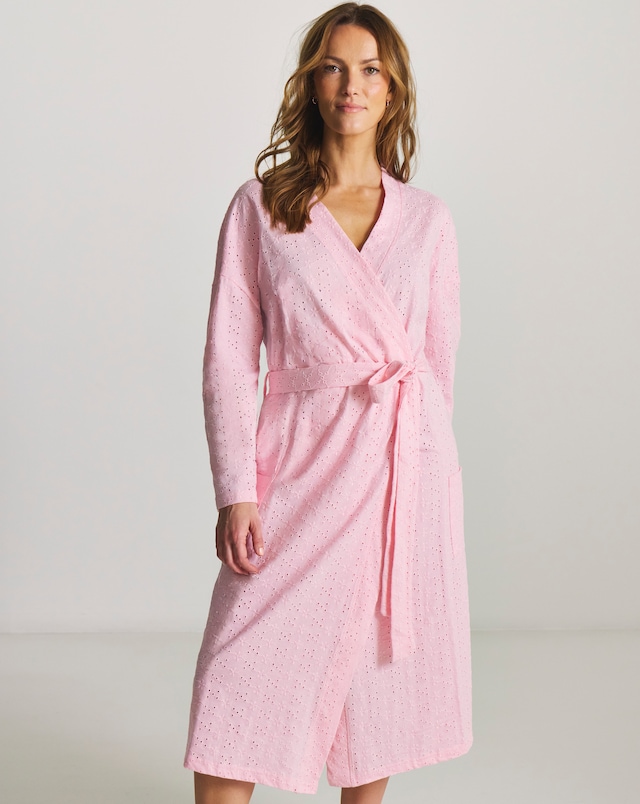 Julipa Jersey Broderie Dressing Gown
