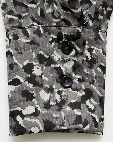 Mango Leopard Print Blouse