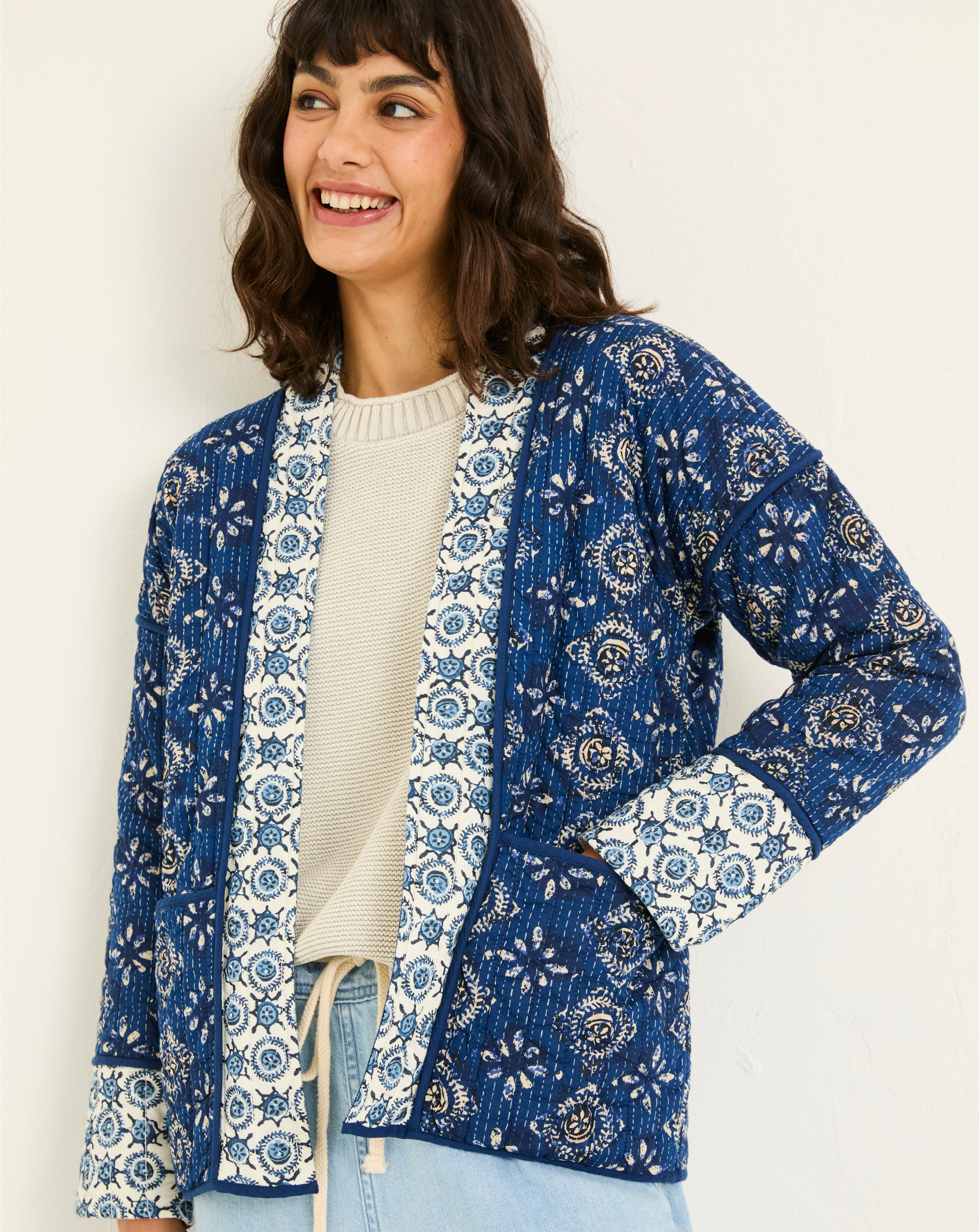 FatFace Kaia Tile Geo Jacket | JD Williams