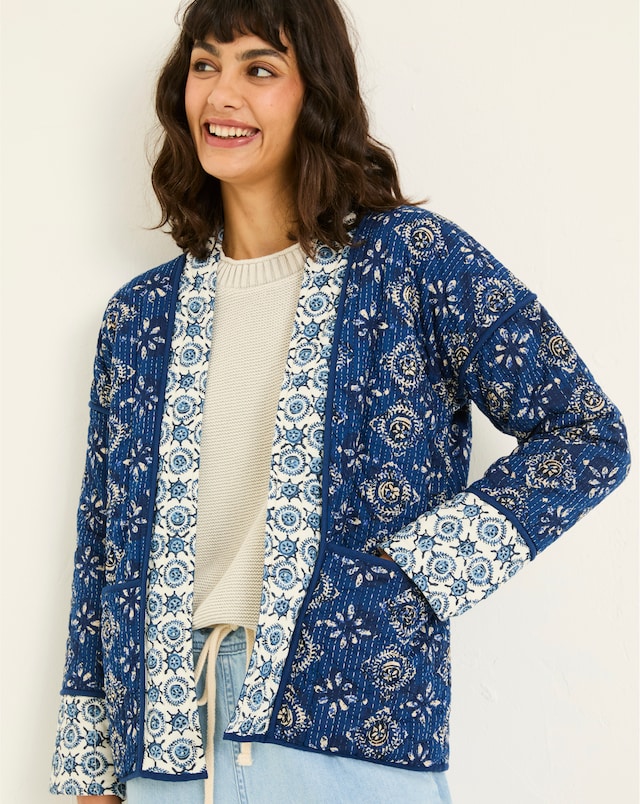 FatFace Kaia Tile Geo Jacket