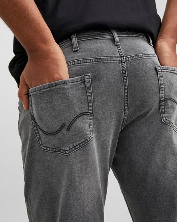 Jack & Jones Slim Tapered Fit Glenn Jeans In Washed Grey