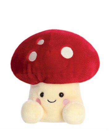Aurora Palm Pals 8-inch Amanita Mushroom Plush