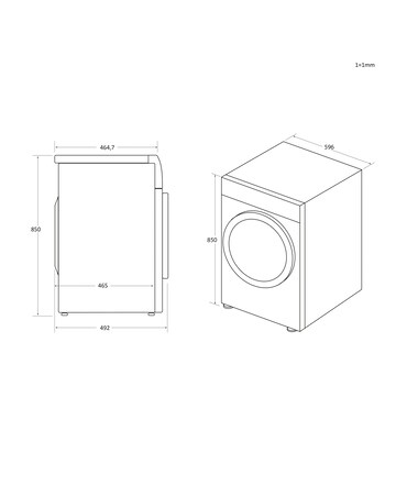Candy Smart Pro BCTDH7A1TE-80 Integrated WiFi 7kg Heat Pump Dryer White Install
