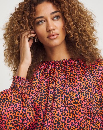 Raglan Sleeve Satin Top