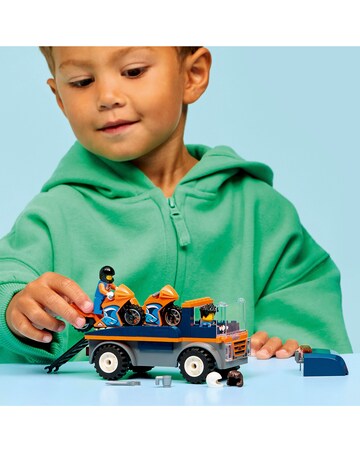 LEGO City Motorcycle Transporter