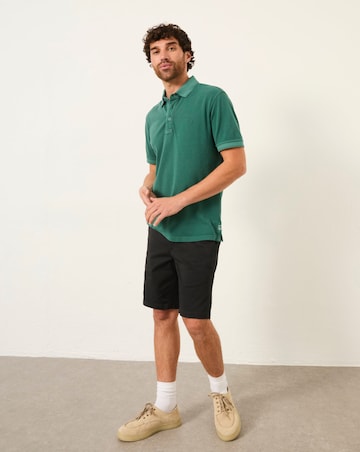 FatFace Pique Short Sleeve Polo (Regular & Tall) - Jade