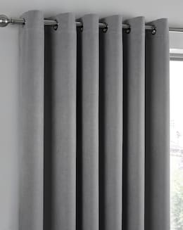 Fusion Strata Light Filtering Eyelet Curtains
