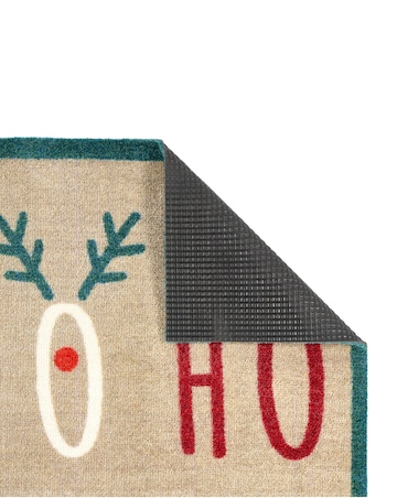 My Mat Nylon Indoor Pattern Ho Ho Ho Christmas Doormat