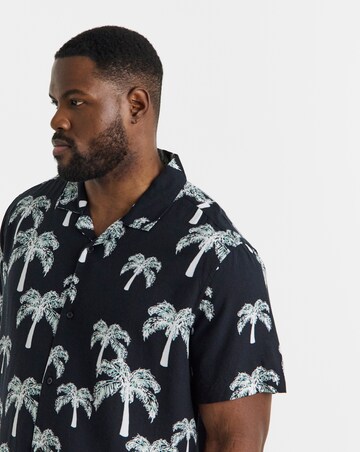 Mono Palm Print Co-ord Shirt