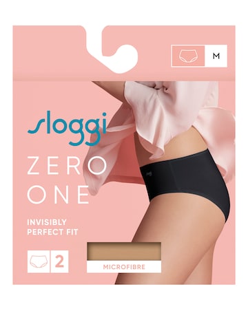 Sloggi 2Pack Zero One Midi Knickers Cognac