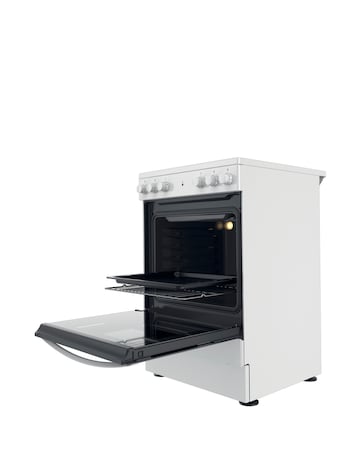 Indesit IS67V5KHW/UK Single Electric Cooker + Install