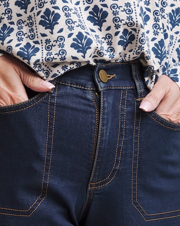 Julipa Straight Fit Stretch Jeggings Short