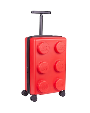 LEGO Brick Cabin Suitcase - Bright Red