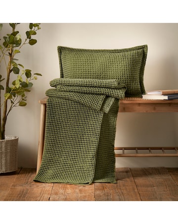 Pineapple Elephant Jaipur Waffle Cotton Cushion