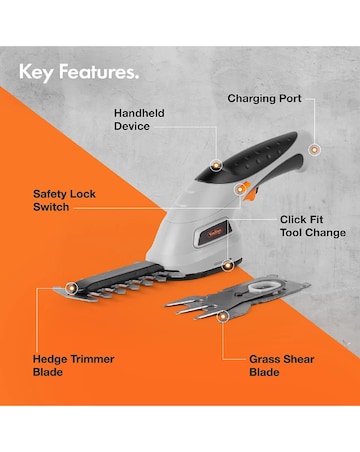VonHaus - 3.6V 2 in 1 Cordless Trimmer