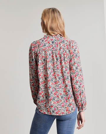 Joules Pop Over Voile Blouse