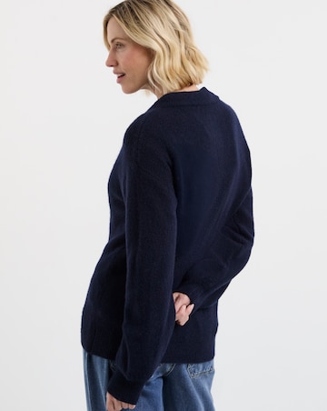 Classic Henley Button Knit Jumper