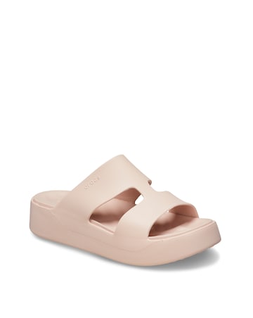 Crocs Pale Pink Getaway Platform Strap Sandal