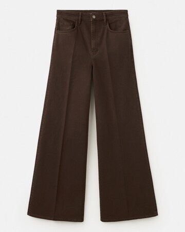 Mango High-Waisted Wide Leg Jean