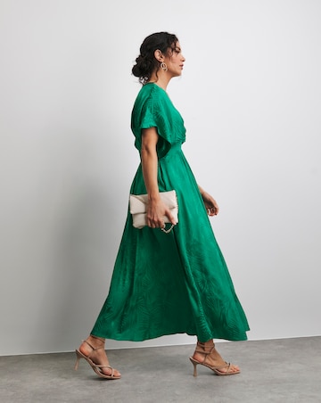 Kimono Jacquard Ocassion Dress