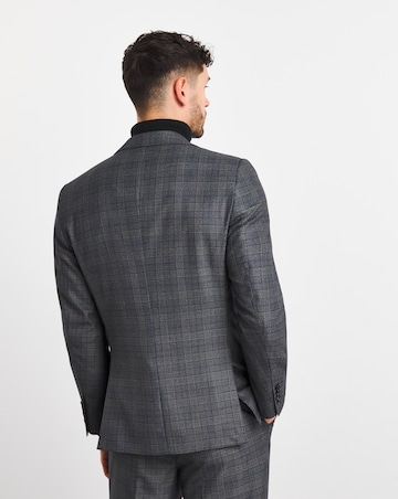 Regular Fit Check Suit Jacket