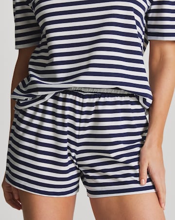 Pretty Secrets Back to Basics Pyjama Short Set Stripe