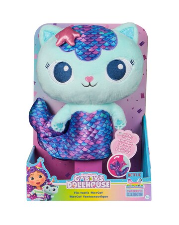 Gabby's Dollhouse Fin-Tastic MerCat 10-inch Plush