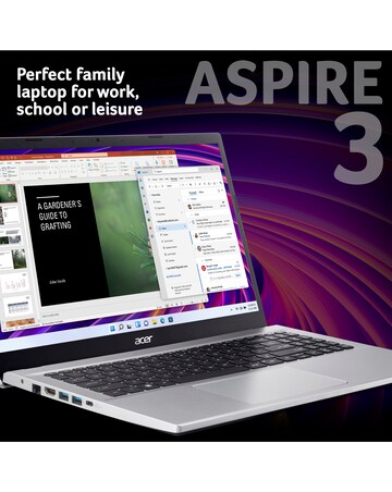 Acer Aspire 3 Laptop - 15.6in FHD ComfyView AMD Ryzen 5 8GB 512GB