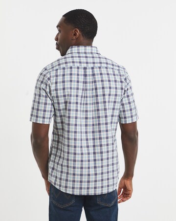 Wrangler Short Sleeve 1 Pocket Shirt - Blue