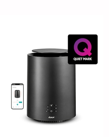 Duux Threesixty Smart Black Ceramic Heater