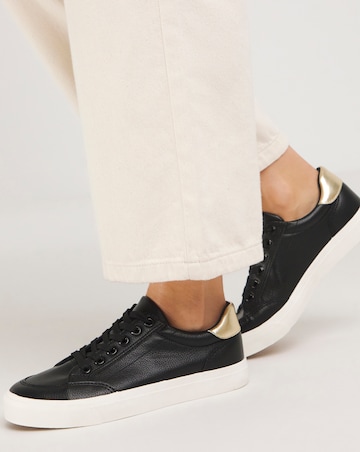 Millie Classic Lace Up Trainers - Wide Fit (E)