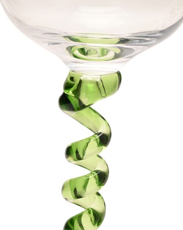 Raspberry Blossom Pair Of Wine Glasses With Wiggle Stems In A Giftbox