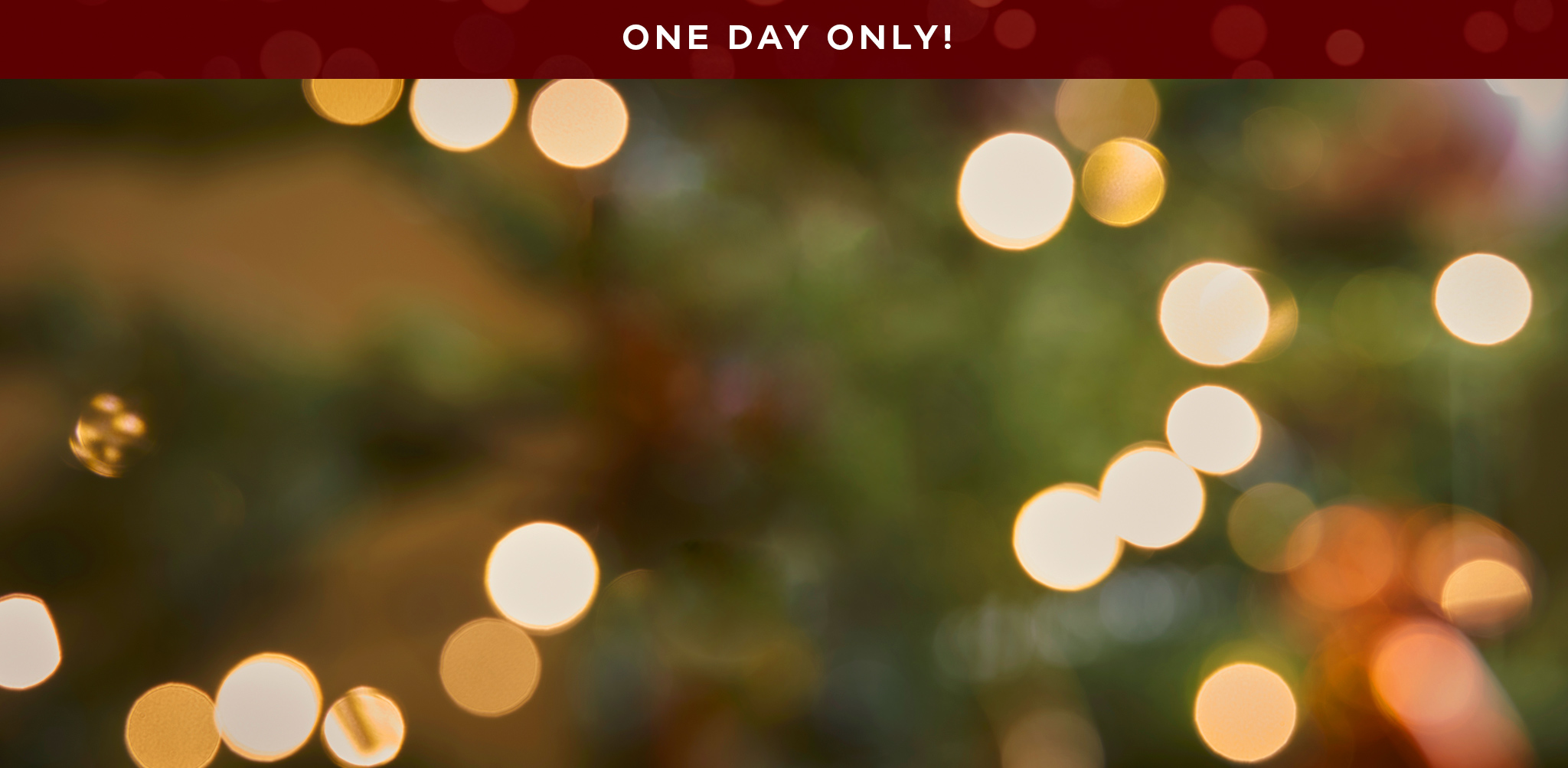 A blurry image of a Christmas tree with lights.