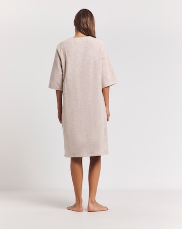 Pretty Secrets Cotton Towelling Zip Through Dressing Gown