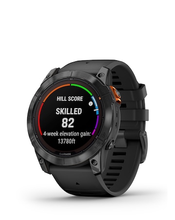 Garmin Fenix 7X Pro Solar Edition 51mm Smart Watch - Slate Grey with Black Band