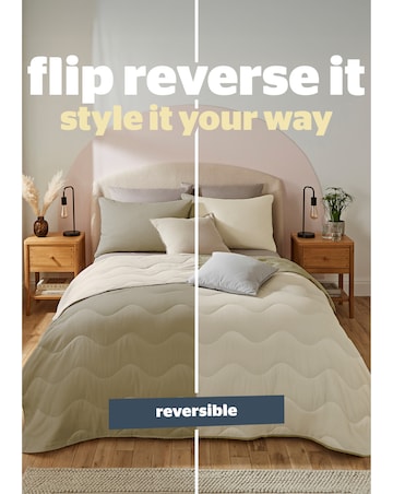 Silentnight Summer Breeze Seersucker Coverless 4.5 Tog Duvet and Pillowcase Set