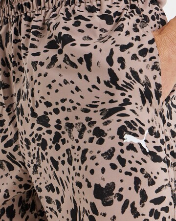 PUMA Animal Print High-Rise Shorts