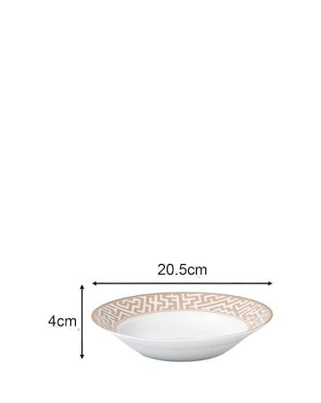 Waterside Gold Maze 20 Piece Dinner Set