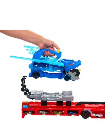 Hot Wheels City Ultimate Dual Dragon Transporter Playset
